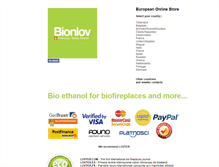 Tablet Screenshot of bionlov.com